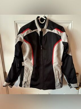 Women's Performance Jacket in Black, Gray & Red